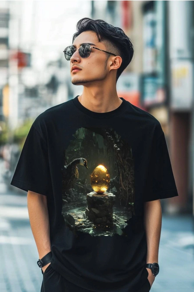 Pánské tričko - Zlatá Husa – Temný Poklad