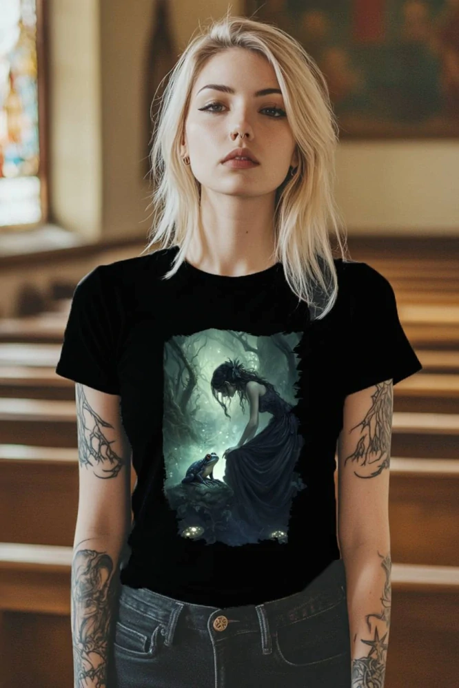 Dámské tričko - Žabí Princ – Láska z Hlubin