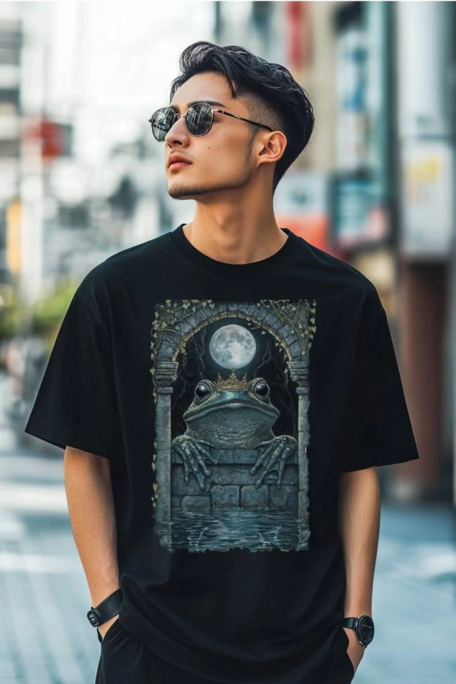 Pánské tričko - Žabí Princ – Stín Jezerního Krále