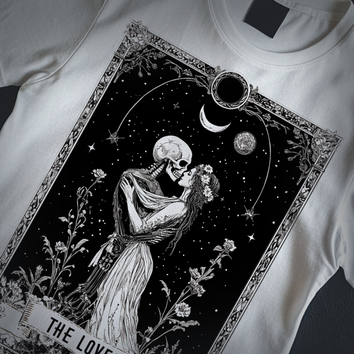 Dámské tričko - The Lovers – Milenci – Tarot – Velká arkána