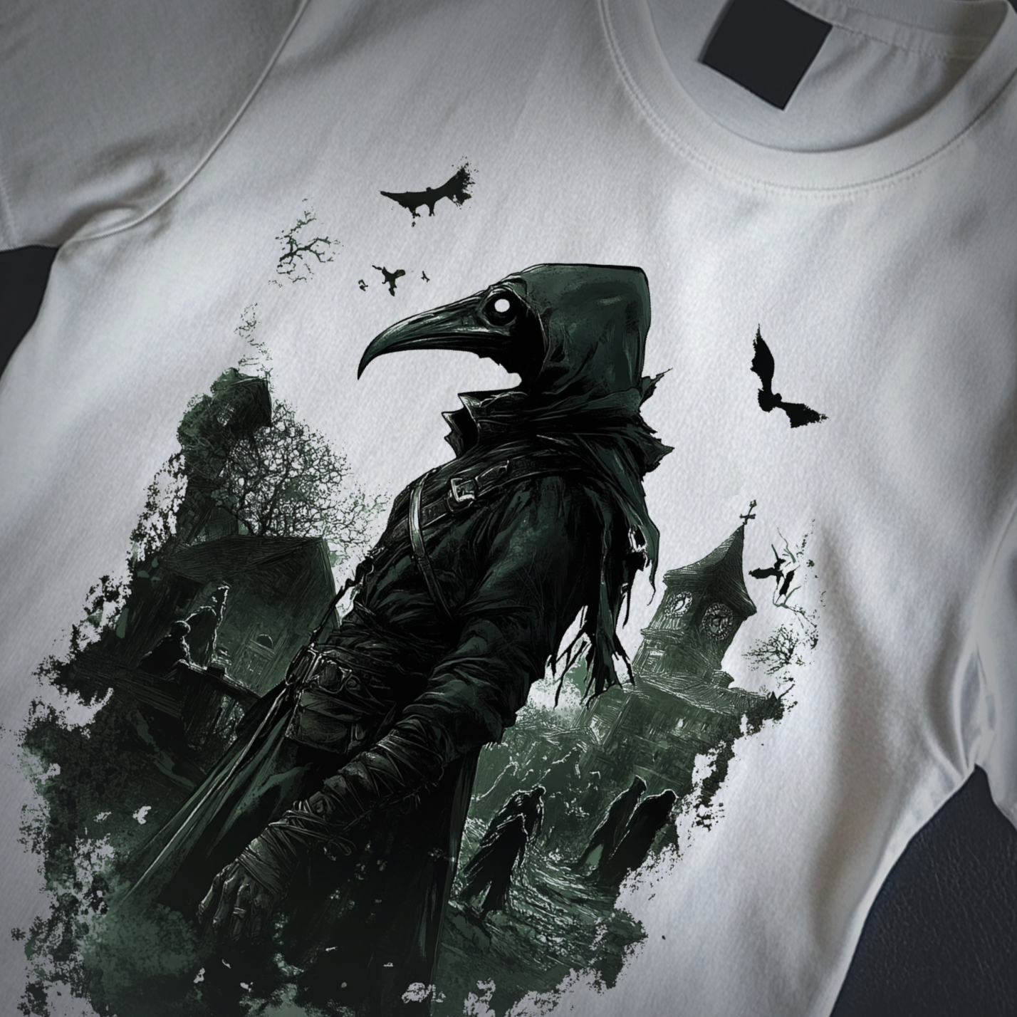 Dámské tričko - Poslední Ochránce – Plague Doctor - Morový Doktor