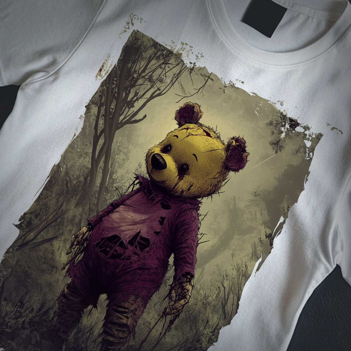 Pánské tričko - Medvídek Pú – Stíny Hororu