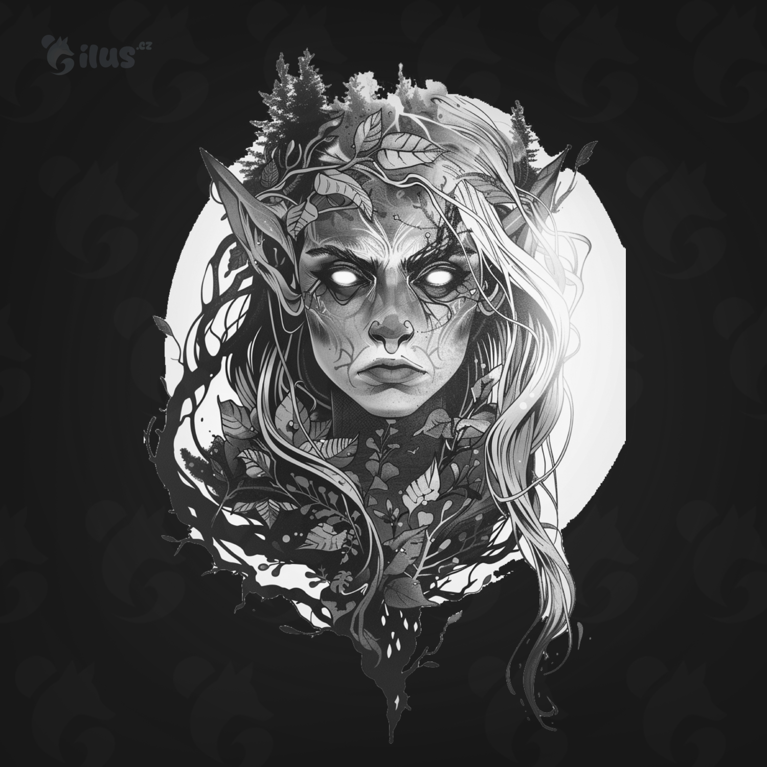 Pánské tričko - Green Female Elf