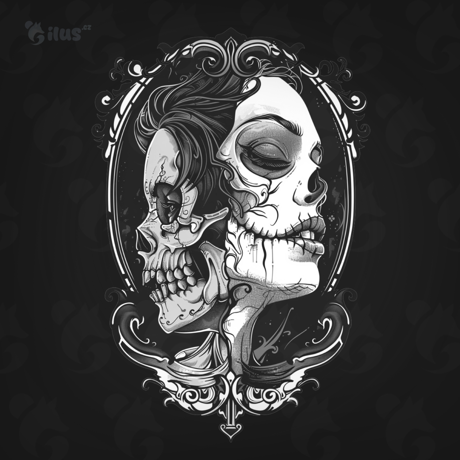 Dámské tričko - The Two Faces of Death