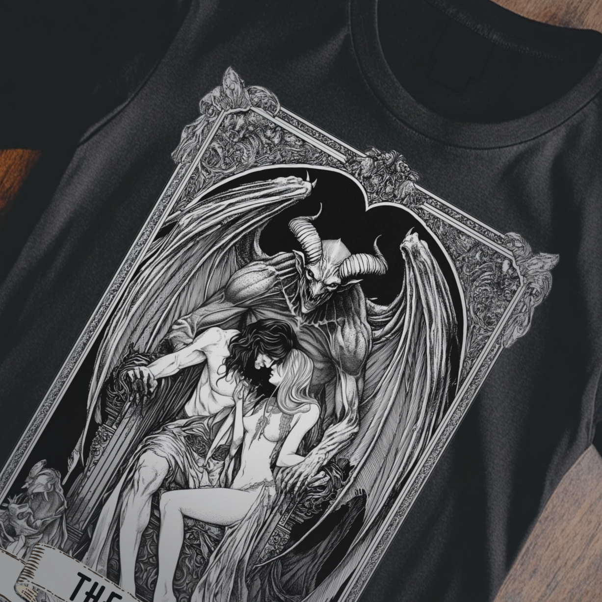 Dámské tričko - The Devil - Ďábel - Tarot - Velká Arkána