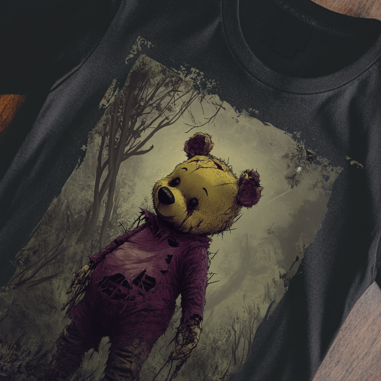 Pánské tričko - Medvídek Pú – Stíny Hororu