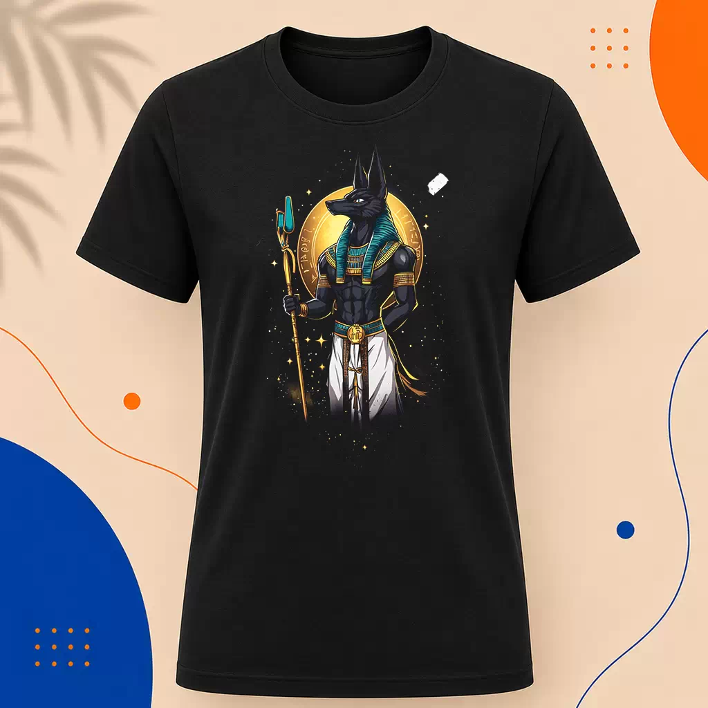 Pánské tričko - Anubis průvodce duší mrtvých