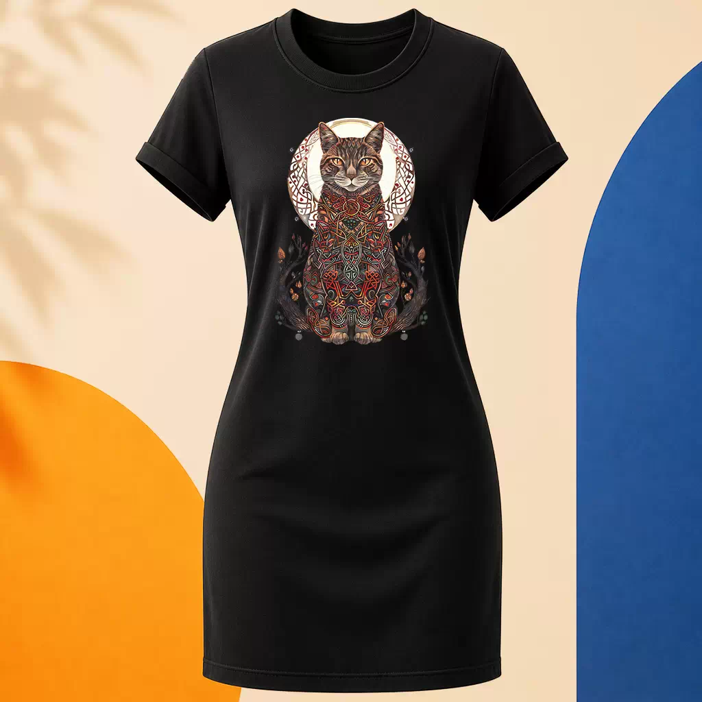 Šaty - Celtic Cat