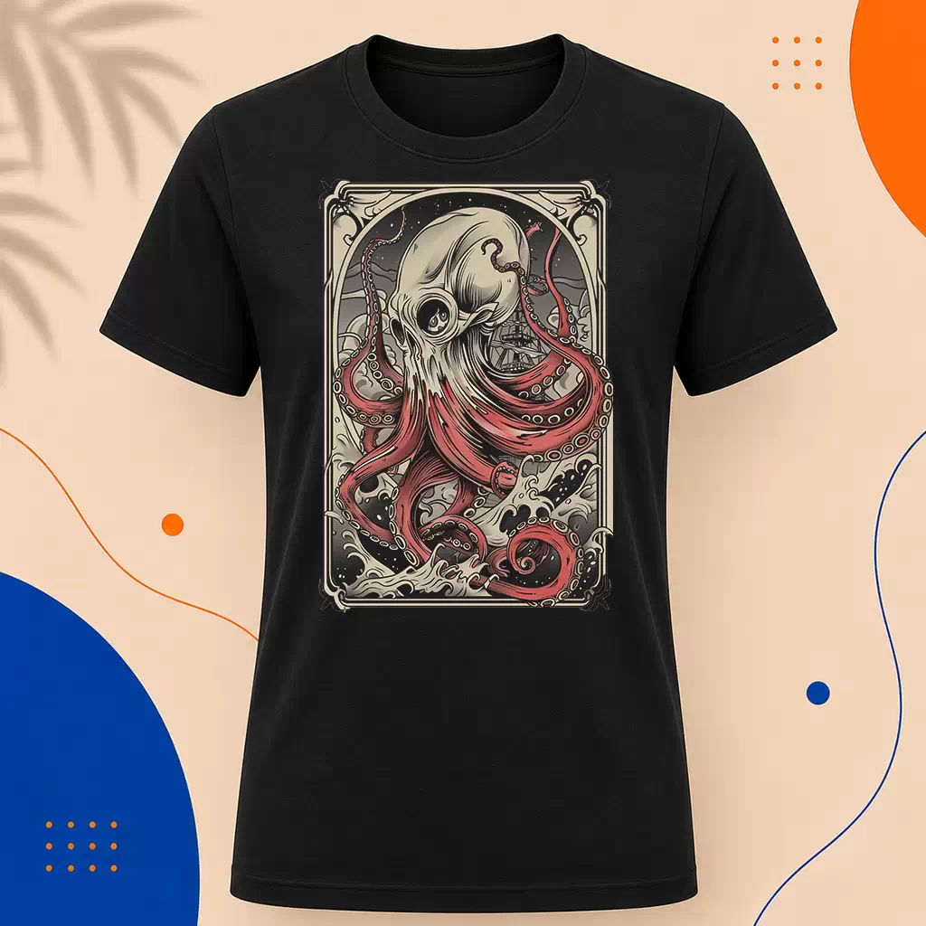 Pánské tričko - The Creepy Octopus