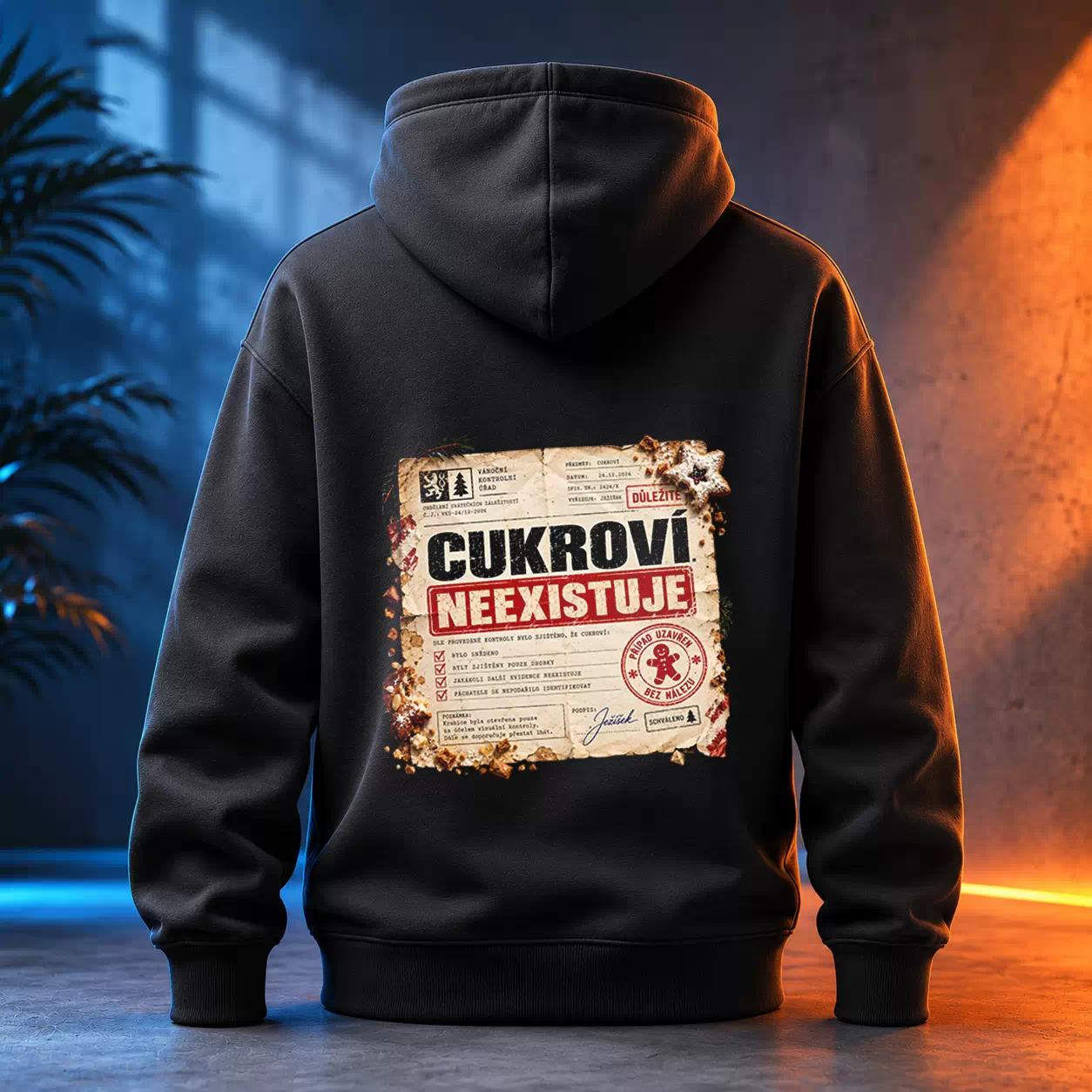 Unisex mikina - Cukroví neexistuje