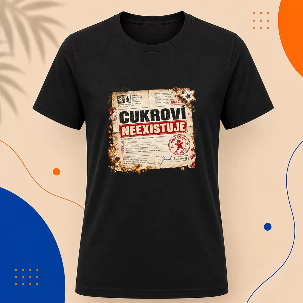 Pánské tričko - Cukroví neexistuje