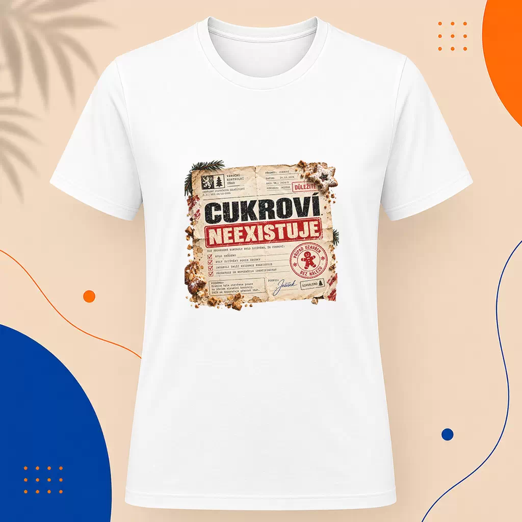 Pánské tričko - Cukroví neexistuje
