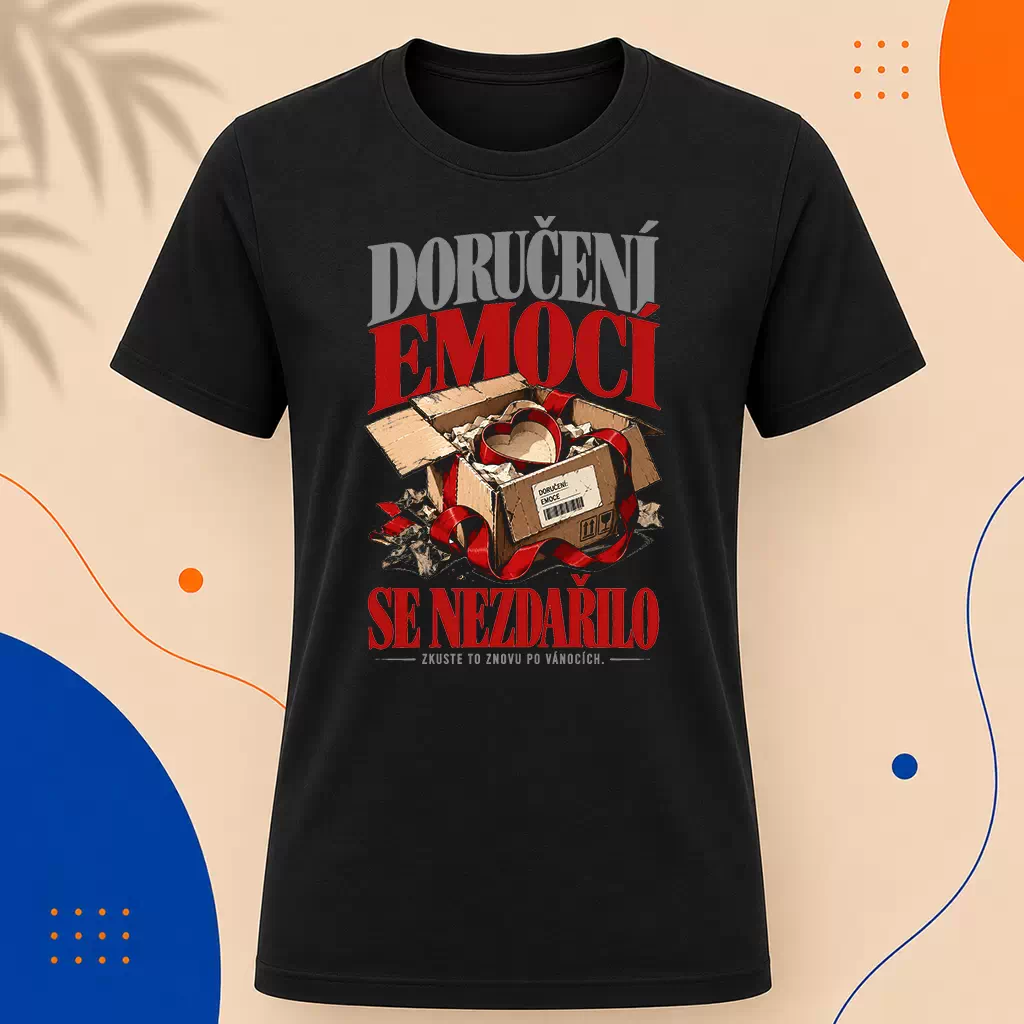 Pánské tričko - Doručení emocí se nezdařilo