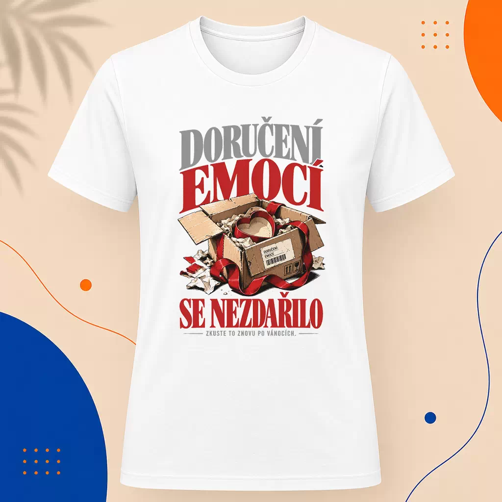 Pánské tričko - Doručení emocí se nezdařilo