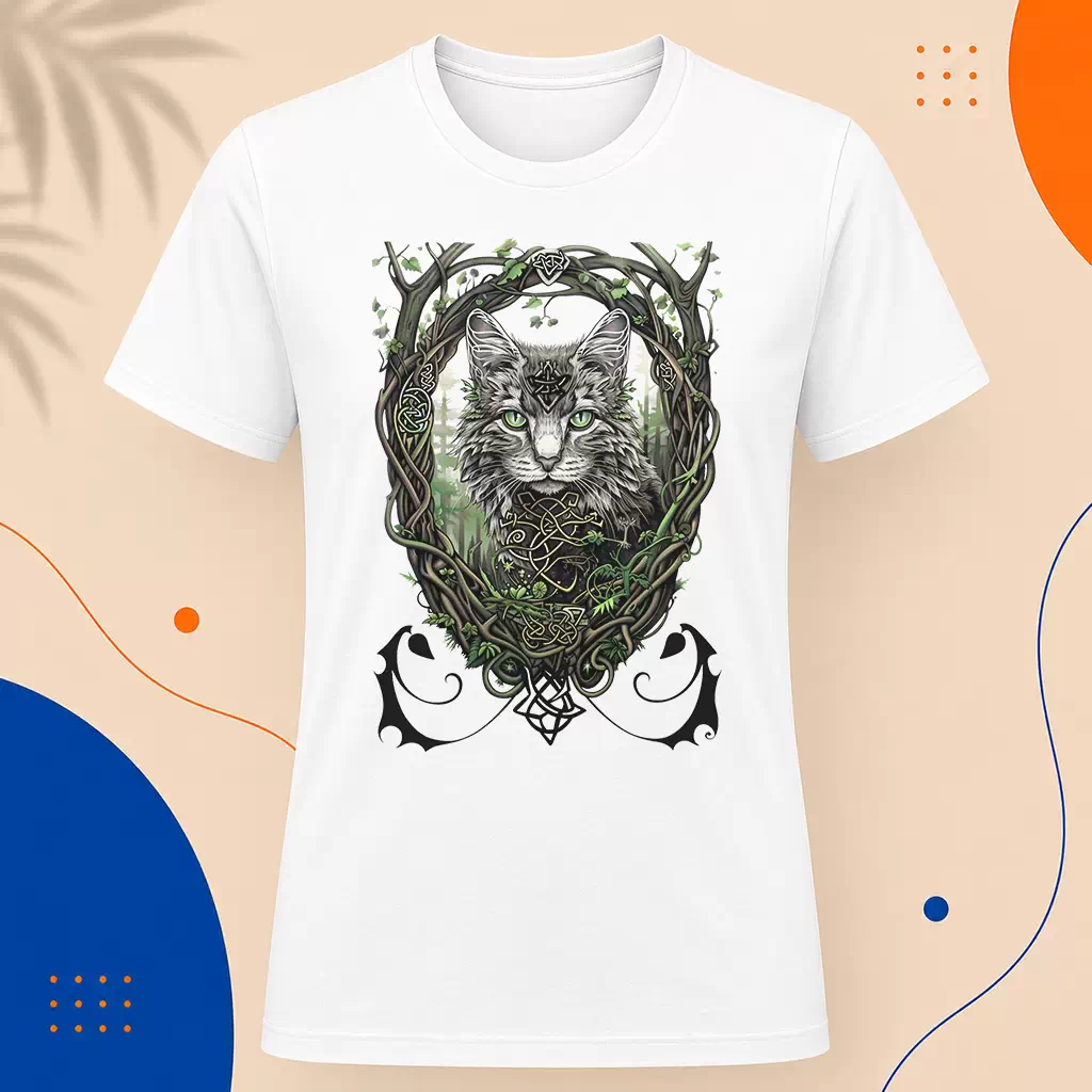 Pánské tričko - Druid Cat