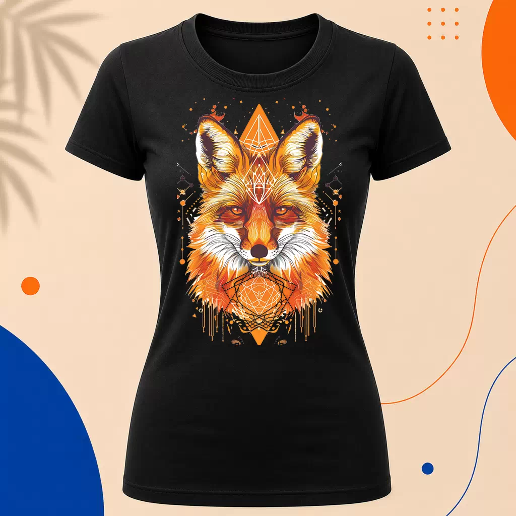 Dámské tričko - Enigma Fox