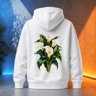Unisex mikina - Bílé kaly