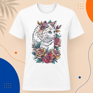 Pánské tričko - Petal Cat 