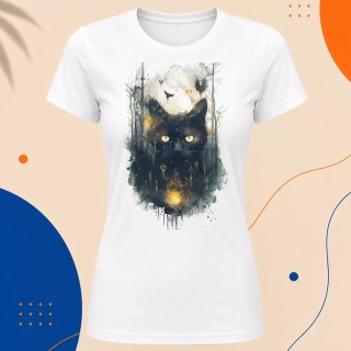 Dámské tričko - Fire Cat