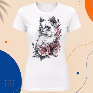 Dámské tričko - Garden Cat