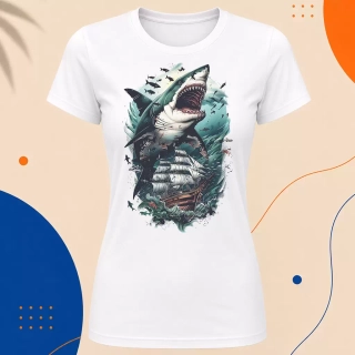 Dámské tričko - Giant Shark