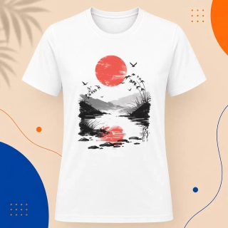 Pánské tričko - Japonské moře