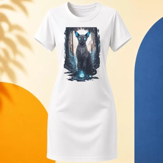 Šaty - Moonlit Cat