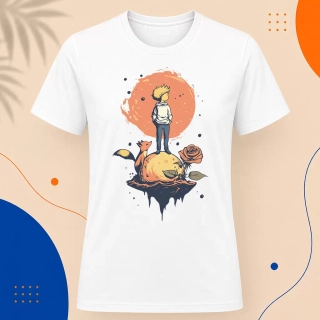Pánské tričko - Sluneční princ - Malý princ - Le petit prince