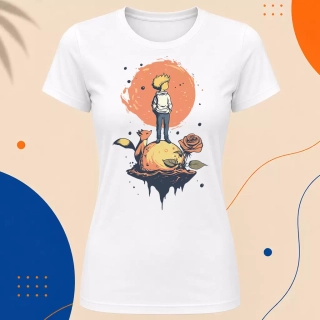 Dámské tričko - Sluneční princ - Malý princ - Le petit prince