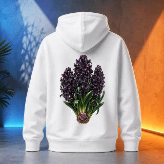 Unisex mikina - Tmavý hyacint