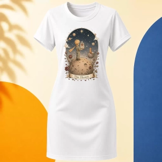 Šaty - The Hermit - Poustevník - Tarot - Limitovaná edice - Malý princ X Tarot (Srpen)