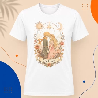 Pánské tričko - The Lovers - Milenci - Tarot - Limitovaná edice - Malý princ X Tarot (Srpen)