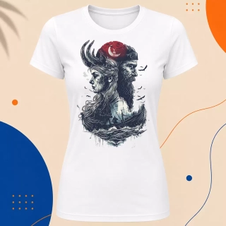 Dámské tričko - Úsvit Vikingského páru