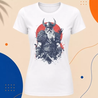 Dámské tričko - Viking a krvavý měsíc