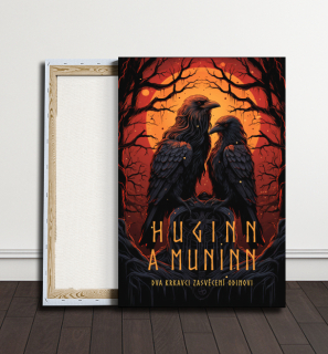 Obraz - Králové vzduchu a myšlení - Huginn a Muninn