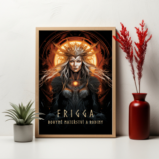 Plakát - Matka a ochránkyně domova - Frigga