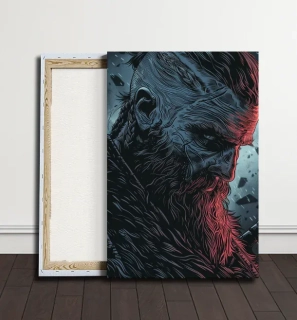 Obraz - Viking na samotném vrcholu