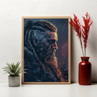 Plakát - Viking na vrcholu světa