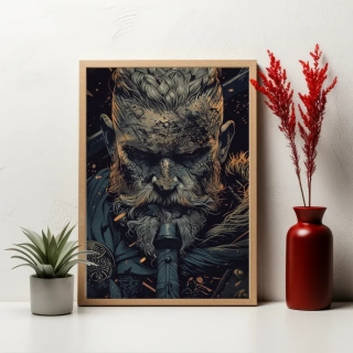 Plakát - Viking v soumraku