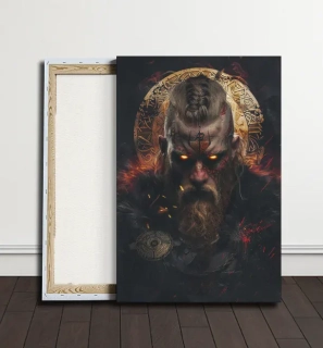 Obraz - Viking za úplňku