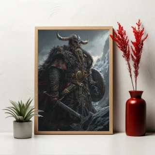 Plakát - Vikingové v božském souboji