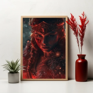 Plakát - Ženská tvář vikingů