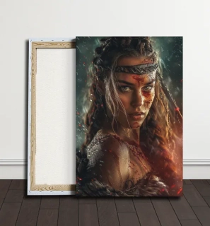 Obraz - Vikingská válečnice