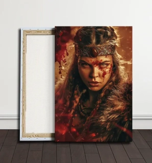 Obraz - Odvážná vikingská válečnice