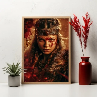 Plakát - Odvážná vikingská válečnice