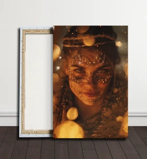 Obraz - Vikingská válečnice v plamenech