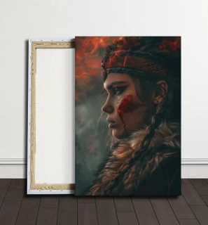 Obraz - Válečnice vikingského rodu