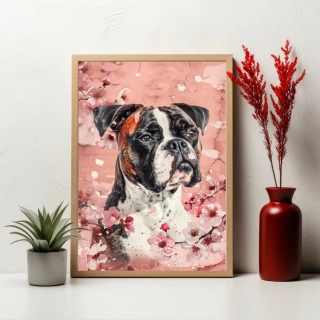 Plakát - Energický Boxer