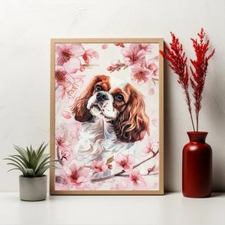 Plakát -  Rozkošný Charles španěl