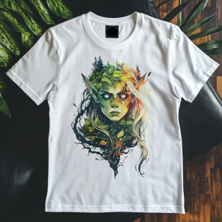 Dámské tričko - Green Female Elf